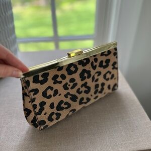 J.Crew Animal Print Clutch